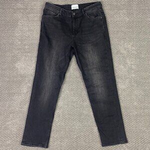 Classic Black Straight Leg Jeans for Women